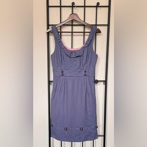 Anthropologie Moulinette Soeurs Familiar Places Wool Retro Style Dress Sz 6